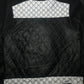 Custom White & Black Gucci-Inspired All-Leather Motorcycle Vest | Premium Biker Vest