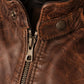 The Ironclad Vintage Distressed Leather Moto Jacket