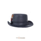 Stroker Steampunk Leather Top Hat