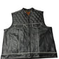 WW Black Club stylePerforated Leather Vest