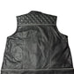 WW Black Club stylePerforated Leather Vest