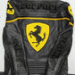 WW Ferrari Racing Black F1 Streetwear Leather Biker Jacket