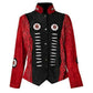 Women Suede Leather American Native Style Jacket Fringed & Beaded