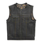 Men's Hunt Club Gold Paisley Leather Vest – Bold & Rebellious