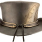 TOP Hat Octopus Engraved El Darado Eye band Biker Hat New With Tags Steampunk