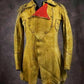 Men's Native American Handmade Rare Buckskin Leather Jacket Coat War Shirt Brand New Western Jacket