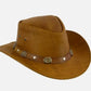 Cowboy Hat Outback Hat Unisex Western-Style Hat For Men Brown Suede Hat For Women Gift For Him Gift For He