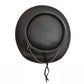 Steampunk Hat Black Leather Top Hat SR2 Band El Dorado Top Hat Bikers Hat Motorcyclists Hat