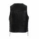HOT LEATHERS MEN'S MADE SIDE LACE PREMIUM LEATHER VEST