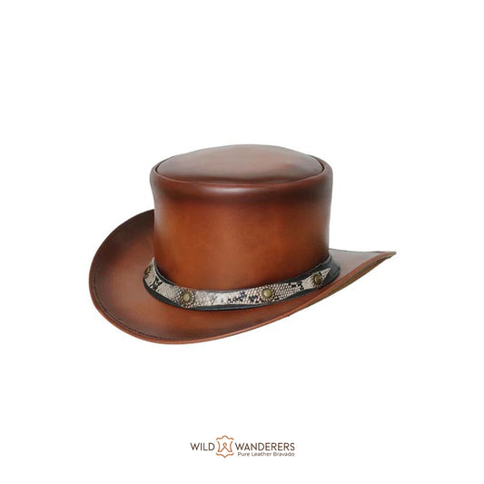 El Dorado Leather Top Hat