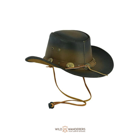 Distressed Brown Cowboy Hat