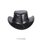 Skull Chain Outlaw Black Top Hat