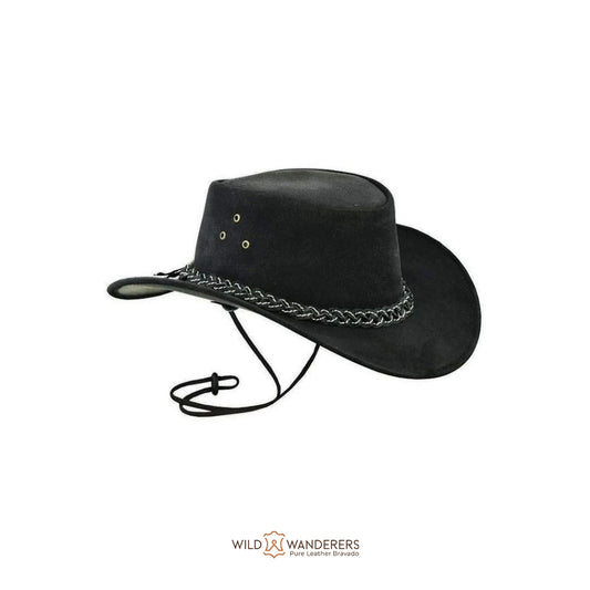 Urban Cowboy Black Suede Hat