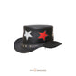 Five Star Black Leather Top Hat