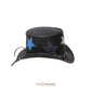 Five Star Black Leather Top Hat