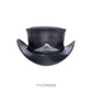 Skull-Embossed Pale Rider Top Hat