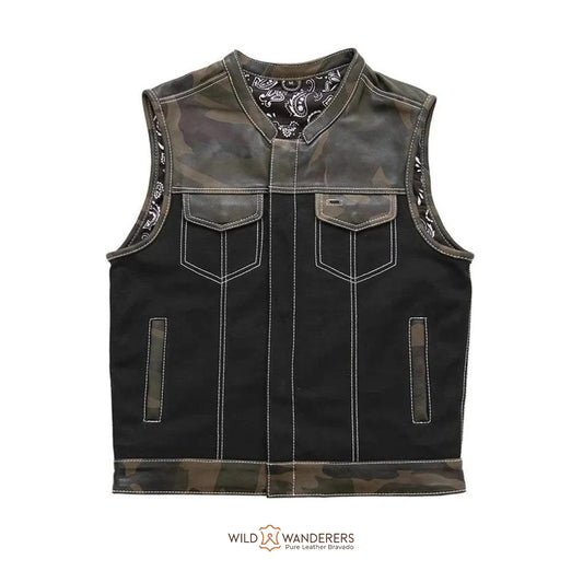 Camo Diamond Rider Vest - Wild Wanderers