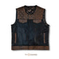 Alligator Biker Vest with Paisley Accents