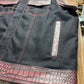 Crimson Croc Men's Motorcycle Leather/Denim Vest
