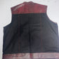 Crimson Croc Men's Motorcycle Leather/Denim Vest