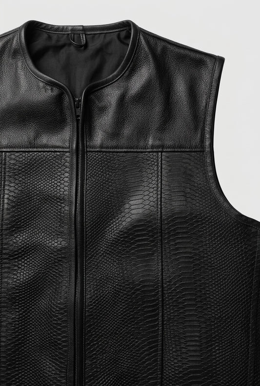 WW Black Gator Leather Cut