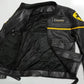 WW Ferrari Racing Black F1 Streetwear Leather Biker Jacket
