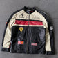 WW Ferrari Michael Schumacher F1 Jacket - Cowhide Leather Team Edition