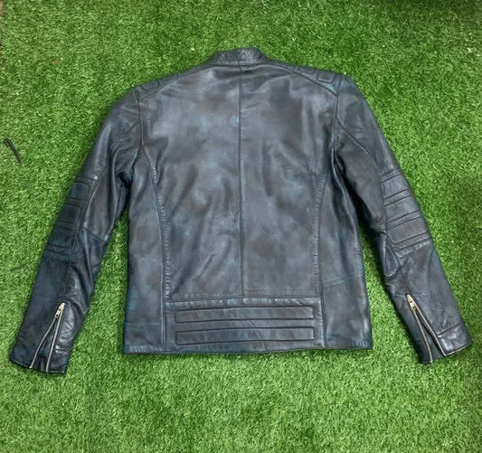 Vintage Finish Cafe Racer Jacket