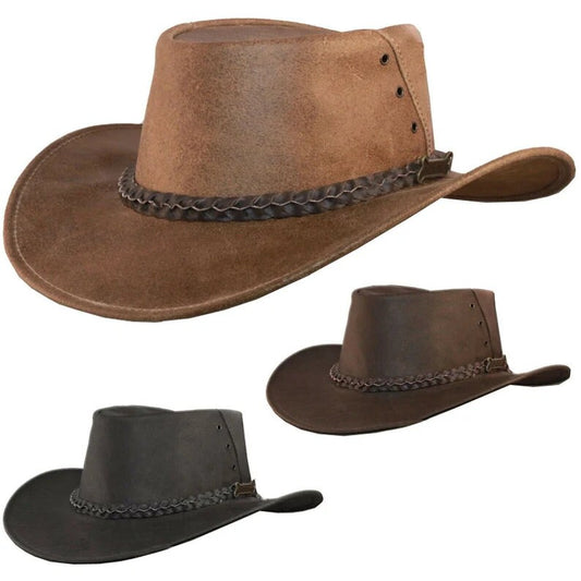 Cowboy Hat-BUFFALO Leather hat, Custom Cowboy Hat, Cowboy Hat Woman