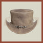 Crazy Leather Horse Bit Band Classic Riding Top Hat Vintage Style